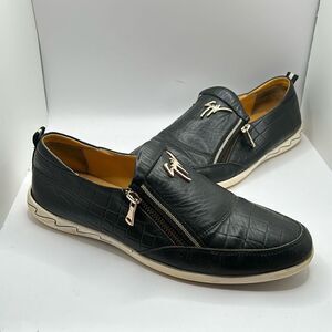 Giuseppe Zanotti Double Zip Slip On Shoes